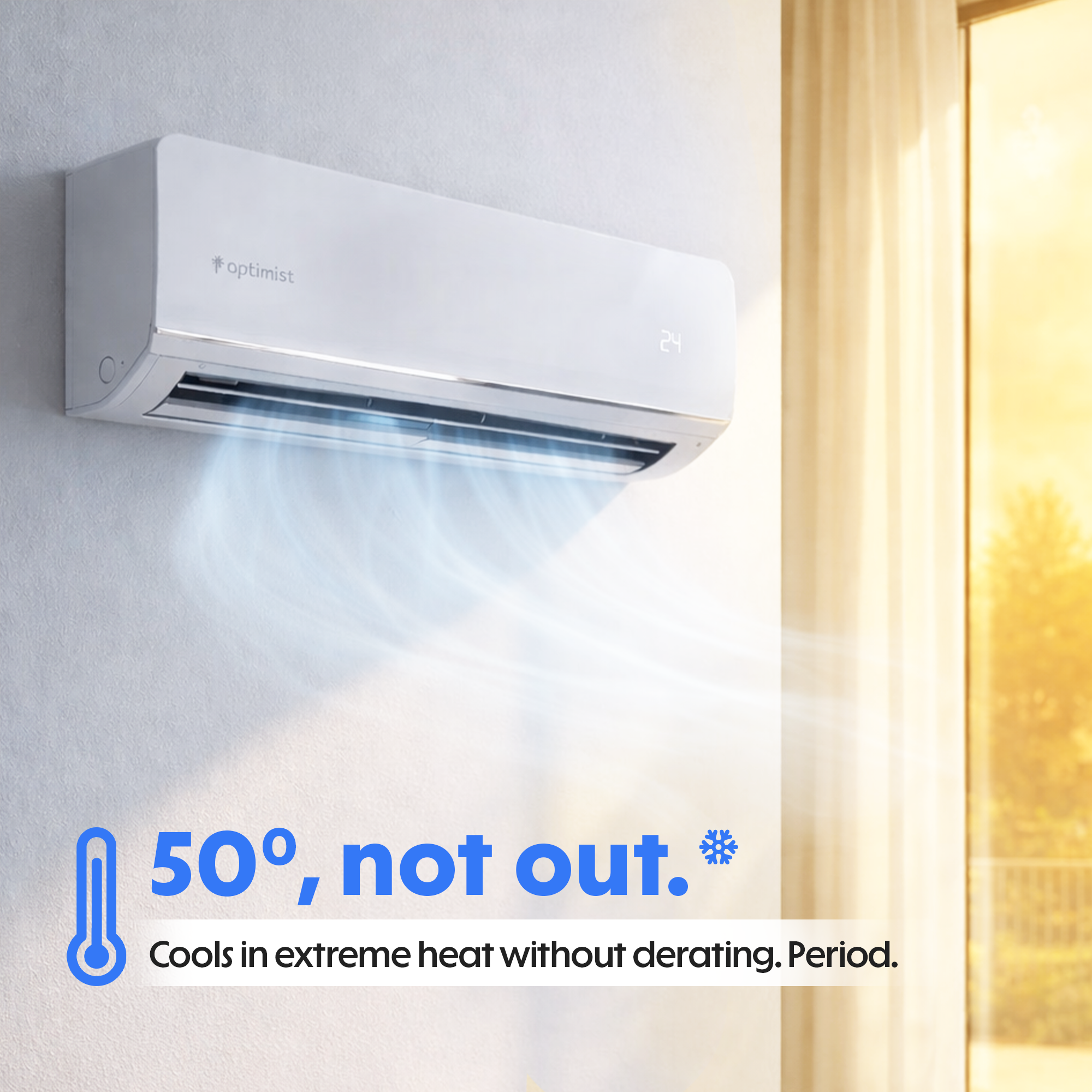 Optimist 1 Ton 5 Star Inverter Split AC