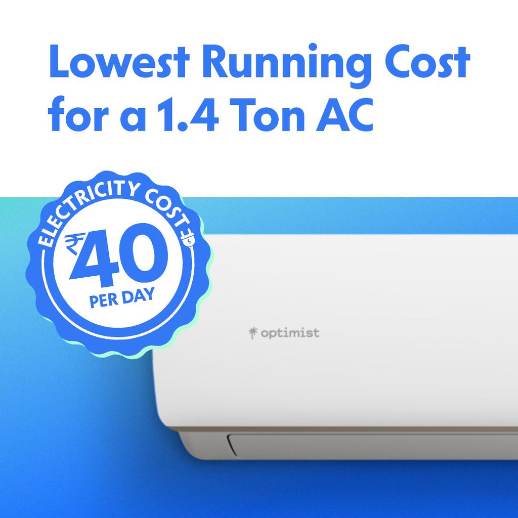 Optimist 1.4 Ton 5 Star+ Inverter Split AC